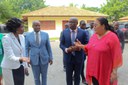 A Ministra da APTSS e seu homólogo de São Tomé e Príncipe visitam INQ